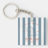 Letzter Toast auf der Küstenstraße Schlüsselanhänger (Vorderseite)