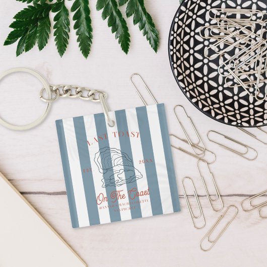 Letzter Toast auf der Küstenstraße Schlüsselanhänger