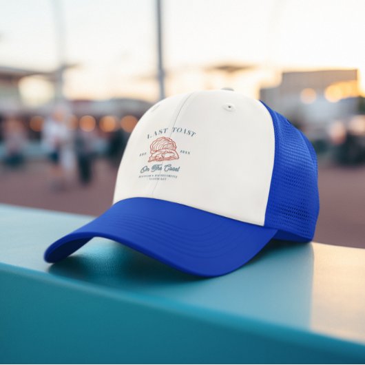 Letzter Toast auf der Küstenstraße Truckerkappe