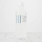 Letzter Toast auf der Küstenstraße Wasserflaschenetikett (Rückseite)