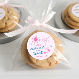 Letzter Toast Bachelorette Wochenendaufkleber Runder Aufkleber