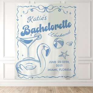 Letzter Toast Beach Bachelorette Weekend Band Wandteppich