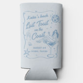 Letzter Toast Beach Junggeselinnen-Abschied Selters Dosenkühler (Rückseite)