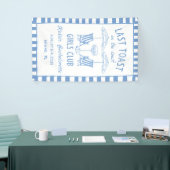 Letzter Toast Coast Beach Blue Junggeselinnen-Absc Banner (Messeveranstaltung)