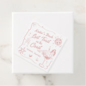 Letzter Toast Coast Beach Rosa Junggeselinnen-Absc Geschenkanhänger (Beispiel)