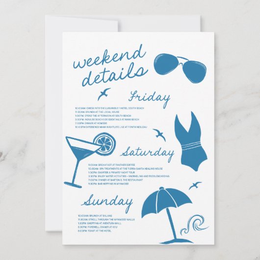 Letzter Toast Hand Gezeichnet Bachelorette Bash Ei Einladung (Rückseite)