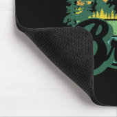 Letzter Trail vor dem Schleier Braut-Camp Camping Mousepad (Ecke)