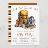 Letzter Weg vor dem Schleier ! Brautparty Wandern Einladung (Vorne/Hinten)