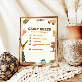 Letzter Weg vor dem Schleier Camp Regeln Bachelore Poster