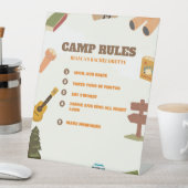 Letzter Weg vor dem Schleier Camp Regeln Bachelore Sockelschild (In Situ)