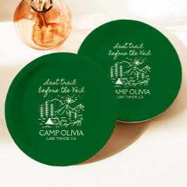 Letzter Weg vor dem Schleier-Junggeselinnen-Abschi Pappteller