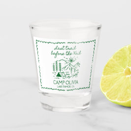 Letzter Weg vor dem Schleier-Junggeselinnen-Abschi Schnapsglas