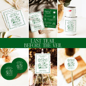 Letzter Weg vor dem Schleier-Junggeselinnen-Abschi Serviette