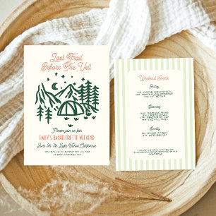 Letzter Weg vor dem Vail Bachelorette Wochenende Einladung