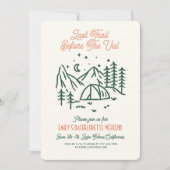 Letzter Weg vor dem Vail Bachelorette Wochenende Einladung (Vorderseite)