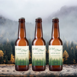 Letzter Weg vor dem Veil Bachelorette Bierflaschenetikett