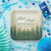 Letzter Weg vor dem Veil Bachelorette Pappteller (Party)