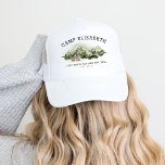 Letzter Weg vor dem Veil Bachelorette Wochenende Truckerkappe<br><div class="desc">Dieses Design besticht durch einen schönen Aquarellwald. Mit dieser Kollektion bereiten Sie sich auf ein lustiges Wochenende in den Bergen vor!</div>
