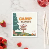 Letzter Weg vor dem Veil Camp Bachelorette Serviette (Beispiel)