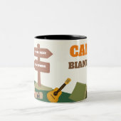 Letzter Weg vor dem Veil Camp Bachelorette Zweifarbige Tasse (Mittel)