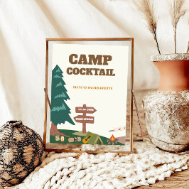 Letzter Weg vor dem Veil Camp Cocktail Schild