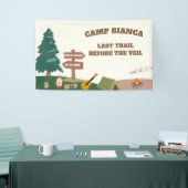 Letzter Weg vor dem Veil Camp Junggeselinnen-Absch Banner (Messeveranstaltung)