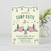 Letzter Weg vor dem Veil Camp Junggeselinnen-Absch Einladung (Stehend Vorderseite)
