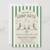 Letzter Weg vor dem Veil Camp Junggeselinnen-Absch Einladung (Vorderseite)