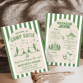 Letzter Weg vor dem Veil Camp Junggeselinnen-Absch Einladung