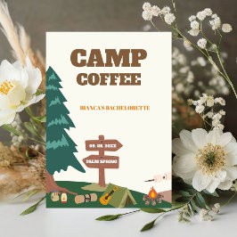 Letzter Weg vor dem Veil Camp-Kaffee-Zeichen Sockelschild