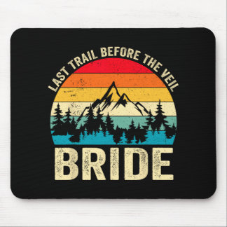Letzter Weg vor der Veil Bride Retro Wanderweg Bac Mousepad