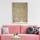 Letzter Wille und Testament des Künstlers Leinwanddruck (Insitu (Wohnzimmer))