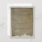 Letzter Wille und Testament des Künstlers Postkarte (Vorne/Hinten)