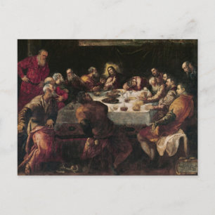 Letztes Abendessen 3 Postkarte