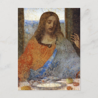 Letztes Abendessen - Christus Postkarte