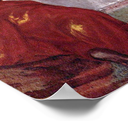 Letztes Abendessen - El Greco - c1595 Poster (Ecke)