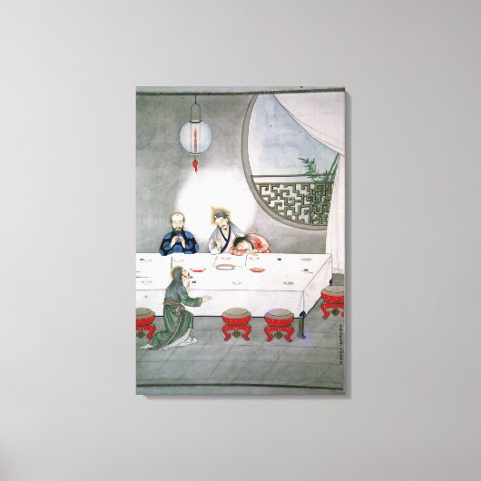 Letztes Abendessen Leinwanddruck (Vorderseite)