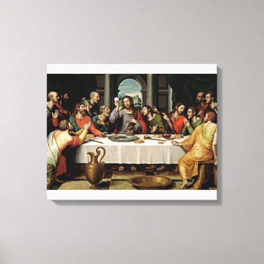 Letztes Abendessen Leinwanddruck (Vorderseite)