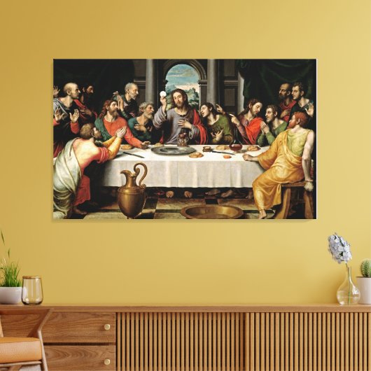 Letztes Abendessen Leinwanddruck (Insitu (Wohnzimmer))