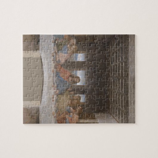 Letztes Abendessen-Leonardo da Vinci-Malen Puzzle (Horizontal)