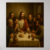Letztes Abendessen mit Jesus™ LDS Wall Art Poster (Vorne)