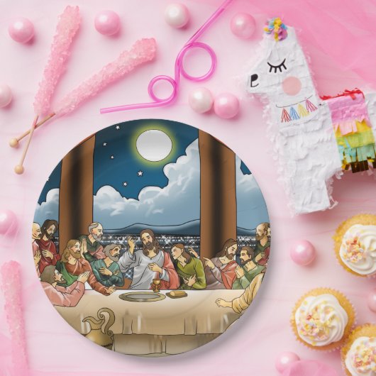 Letztes Abendessen-Pappteller Pappteller (Party)