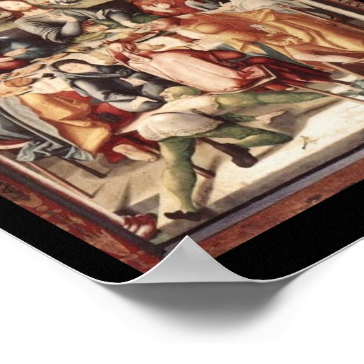 Letztes Abendessen Poster (Ecke)