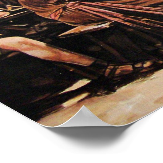 Letztes Abendessen Poster (Ecke)