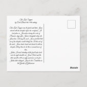 Letztes Abendessen Postkarte (Rückseite)