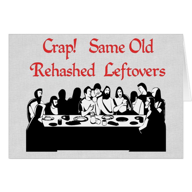 Letztes Abendessen-Reste (Vorderseite (Horizontal))