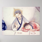 Letztes Abendmahl, Christus und Johannes Poster (Vorne)