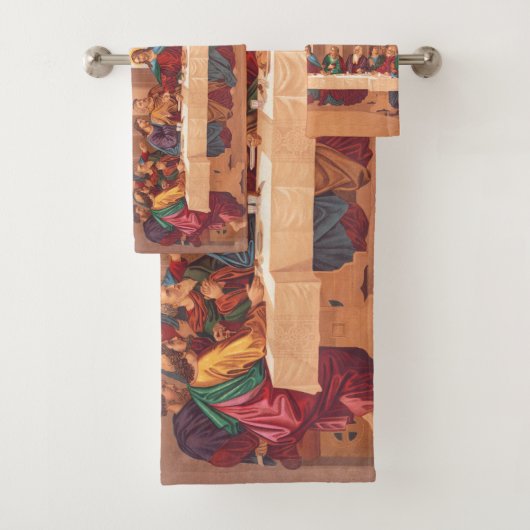 Letztes Abendmahl Jesu Christi Badhandtuch Set (Insitu)
