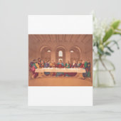 Letztes Abendmahl Jesu Christi Einladung (Stehend Vorderseite)