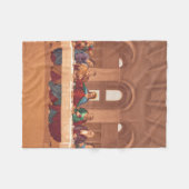 Letztes Abendmahl Jesu Christi Fleecedecke (Vorderseite (Horizontal))